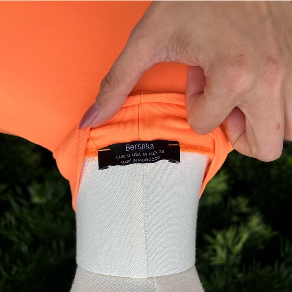 BERSHKA Neon Orange Bodysuit - Picture 7 of 8